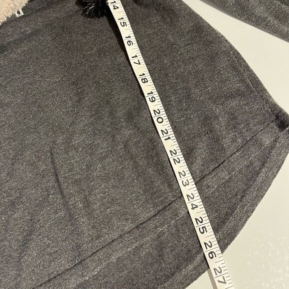 Loft tassled gray knit long sleeved top - S - Picture 7 of 8